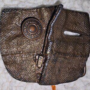 Vintage/Rare 1976 Levi Strauss Jeans Brass Belt Buckle Unbuttoned - Bergamot